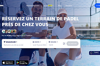 padel now French startup simplify match organization